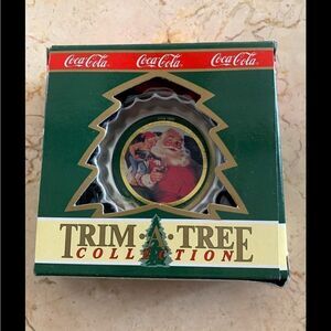 Vintage Coca Cola Tin Ornament